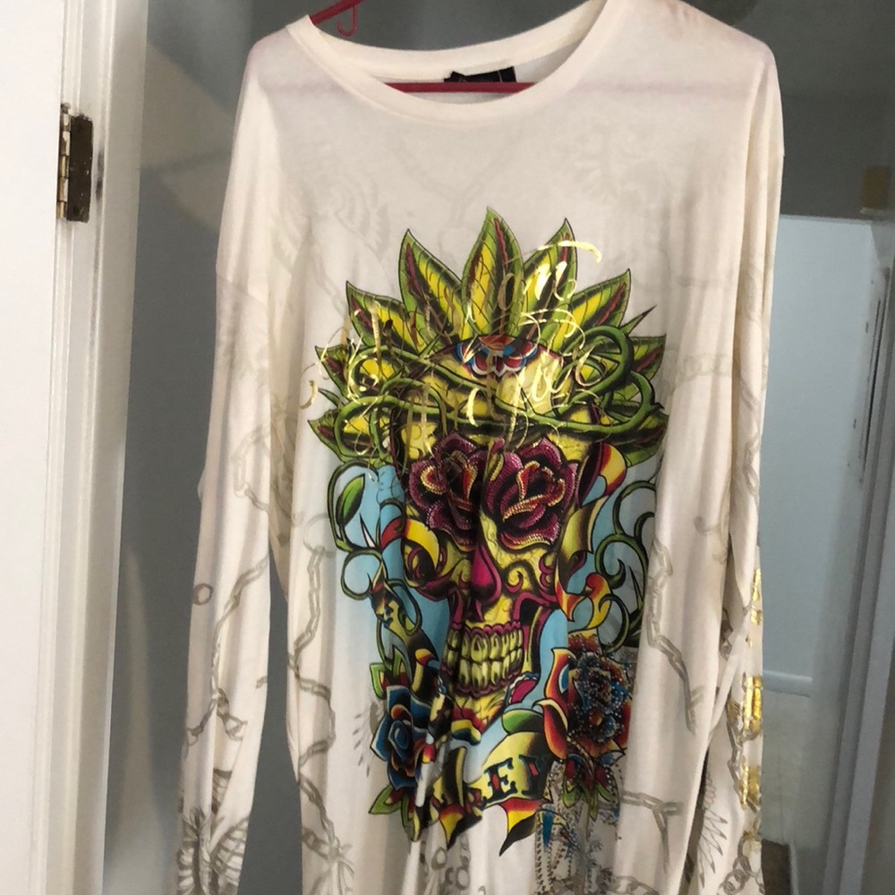 2XL Christian Audigier long sleeve shirt